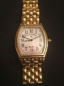 LOREE RODKIN 18K Yellow Gold Tank Watch!