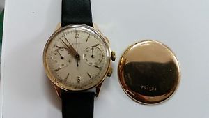 Zenith Crono Bicompax Telemetre ORO 18 KT VINTAGE