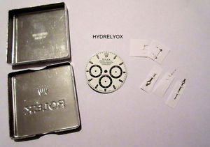 ROLEX QUADRANTE DAYTONA 16520 LUMINOVA - ORIGINAL VINTAGE DIAL HANDSET NEW + BOX