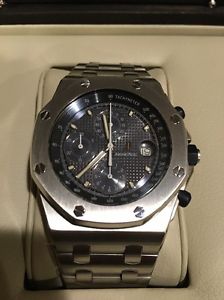 Original 1st Edition Navy AUDEMARS PIGUET Royal Oak Offshore w/Bracelet 25721ST