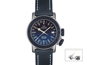 Glycine Airman 18 Sphair Blue, Automatic Watch, Purist, GL 293, 3928.18/66-LB8B