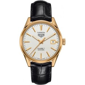 TAG HEUER CARRERA CALIBRE 7 OROLOGIO WATCH YELLOW GOLD 18KT WAR2140FC8159 NEW