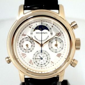 Auth SHELLMAN Grand Complication premium Men's Quartz 139640