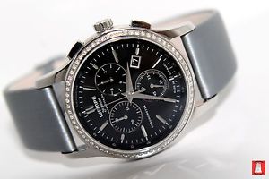 WEMPE GLASHÜTTE SA Zeitmesser Chronometer NEU Full Set mit Diamenten Lünette
