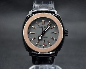JeanRichard Terrascope DLC Rose / Gold Bezel Automatic Watchref.60500
