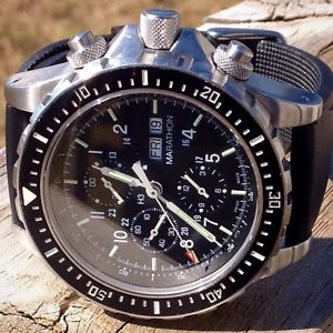 47mm Marathon Swiss Made CSAR - 300m Automatic Pilots Chronograph Watch ETA 7750