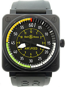 Bell & Ross Aviation BR01 Airspeed Automatic Watch BR01-92-AIRSPEED MSRP: $4,900
