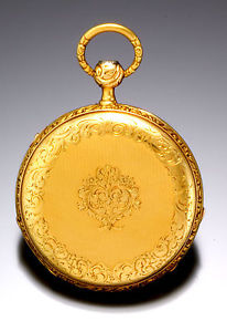 Hinvilles 1/4 Hour Repeater Gold Pocket Watch Mid 19th Century Antique from1850s