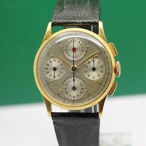 UNIVERSAL GENEVE DATO-COMPAX Ref. #12495 18K SOLID GOLD CHRONOGRAPH MEN'S WATCH