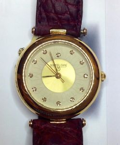 Marcel Canè Gold Dial Diamond 31mm "Molto Raro" peso totale 47gr Chiusura Gold
