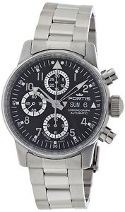 New FORTIS Limited Edition Chrono SS Black Dial Men's Auto Watch 597.20.71M,MR