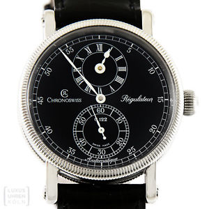Chronoswiss Uhr Regulateur Edelstahl 34 mm Automatic Ref. 1223