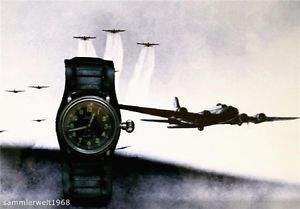 DOXA 2.WK MILITARY REICHSLUFTWAFFE DIENSTUHR FLIEGER PILOTEN ARMBANDUHR 1935