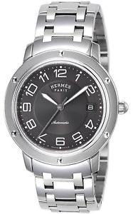 New HERMES Clipper Automatic Gray Dial Men's Wristwatch CP2.810.230.4964, MR