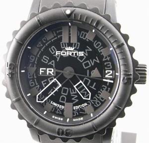 New FORTIS B-47 Black Monster 675.18.81K Limited Ed. Automatic PVD Watch,AS
