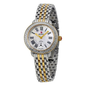 Michele Serein  Steel and Yellow Gold Ladies Watch MWW21E000007