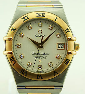 Watch Omega Constellation 50 years Stainless steel and Gold  Diamond Dial