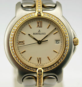 WATCH BERTOLUCCI LADIES B PULCHRA STAINLESS STEEL - GOLD - DIAMONDS