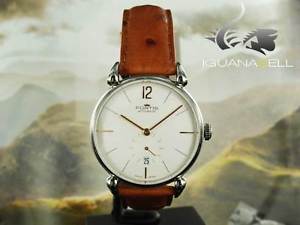 Fortis Orchestra a. m. Automatic Watch, ETA 2895-2, Pearl, Leather strap,