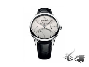Maurice Lacroix Masterpiece Double Rétrograde Automatic Watch, Silver, ML 191