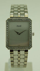 Watch Piaget Protocole White Gold Bezel Diamonds