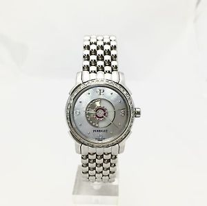 Authentic PERRELET "Lady Tempest" Stainless Steel Watch w/ Mother Of Pearl Dial