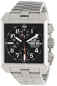 New Fortis Men's 667.10.41 M Square Automatic-Self-Wind Chronograph Date Watch