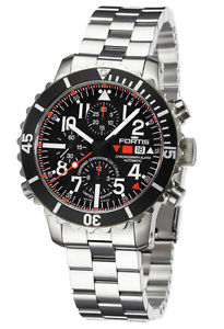 Fortis Men's 673.10.41 M B-42 Marinemaster Alarm Chrono Automatic Steel Watch