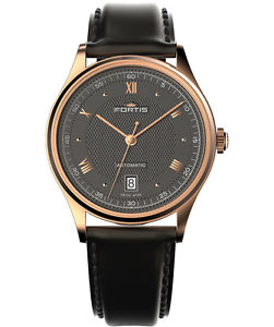 Fortis Terrestis 19FORTIS PM Classical Auto watch 18K R/Gold case 902.13.21 L01