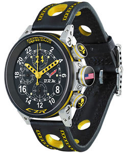 Genuine BRM Watch Corvette Auto Chrono Ltd. Edn. 24 pcs Black dial V12-44-COR-03