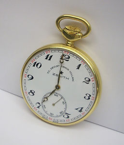 ZENITH T.C. DEVLET DEMIR YOLLARI OROLOGIO TASCA ORO 18 KT. CARICA MANUALE