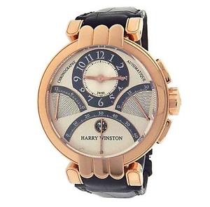 Harry Winston Premier Excenter Chronograph PREACT39RR002 Rose Gold Men's Watch