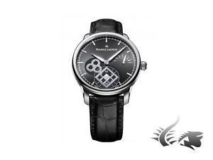 Maurice Lacroix Masterpiece Square Wheel Watch, Manual winding, 43mm, Crocodile