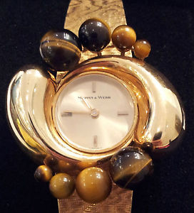 Montre dame or jaune 18 carats Mappin et Webb (N)