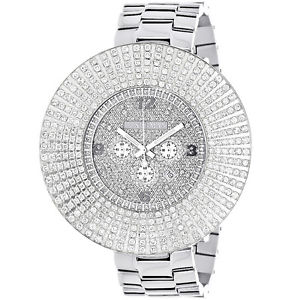 Large Diamond Bezel Luxurman Watch Escalade 14 ct Mens Hip Hop Watches 2441