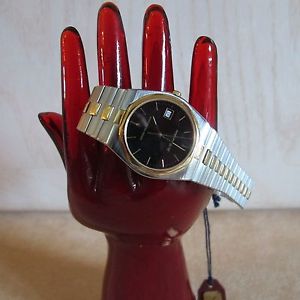 22% off! NWT GIRARD PERREGAUX STAINLESS 14K GOLD CHRONOMETRIER WATCH BLACK FACE