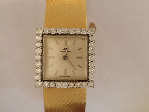 Exquisite Vintage Bucherer lady's 18K diamonds Wristwatch 57.6 Grams - 01224