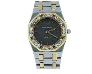 Ladies Audemars Piguet Royal Oak in 18k & Stainless Steel W/ Diamond Bezel