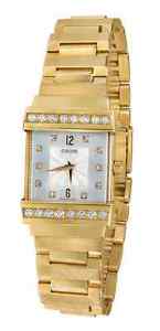 Concord Crystale 18k Gold Diamond Bezel Ladies Watch
