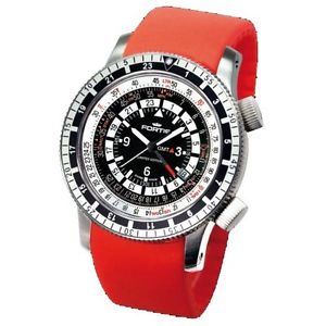 Fortis Herrenuhr Aviation B-47 Calculator GMT 3 Time Zones Limited Edition Autom