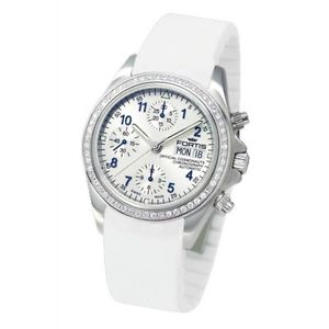 Fortis Damenuhr Official Cosmonauts Chronograph Diamond Automatik 630.14.92 Si02