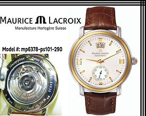 Maurice Lacroix Masterpiece Grand Guichet Men's watch mp6378-ps101-290 NEW