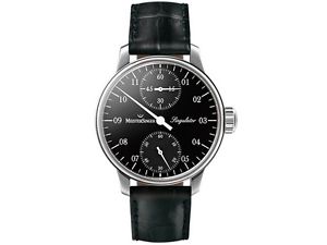 MeisterSinger Uhren Herrenuhr Einzeigeruhr mit Zusatzfunktion Singulator SIM102