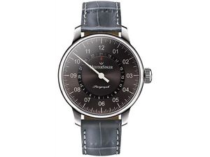 MeisterSinger Uhren Herrenuhr Einzeigeruhr mit Zusatzfunktion Perigraph AM1007