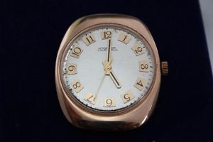 Vintage USSR Soviet wristwatch Raketa 14k Rose Rold