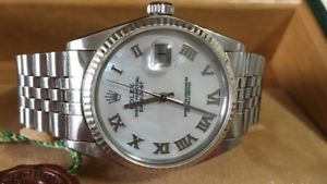 rolex datejust Ref 16014, Originale,Scatto Rapido,Quadrante Madreperla