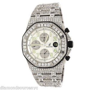 Audemars Piguet Royal Oak Offshore Chronograph  25721 ST Set with 20ct.w diamond