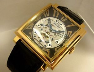 MILUS Herios Tri-Retrograde Seconds 18K Gold Automatic Watch AS IS NO RESERVE!
