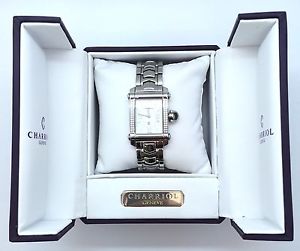 Unisex quartz  Philippe Charriol Columbus Stainless Steel & Diamond Watch 14950