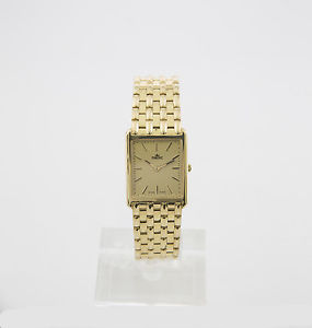MAJESTIC SWISS MADE GOLDBAND-UHR MIT QUARZWERK GEHÄUSE & BAND 585/000 GOLD
